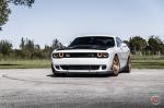 Dodge Challenger SRT Hellcat on Vossen Wheels (LC-101) 2018 года